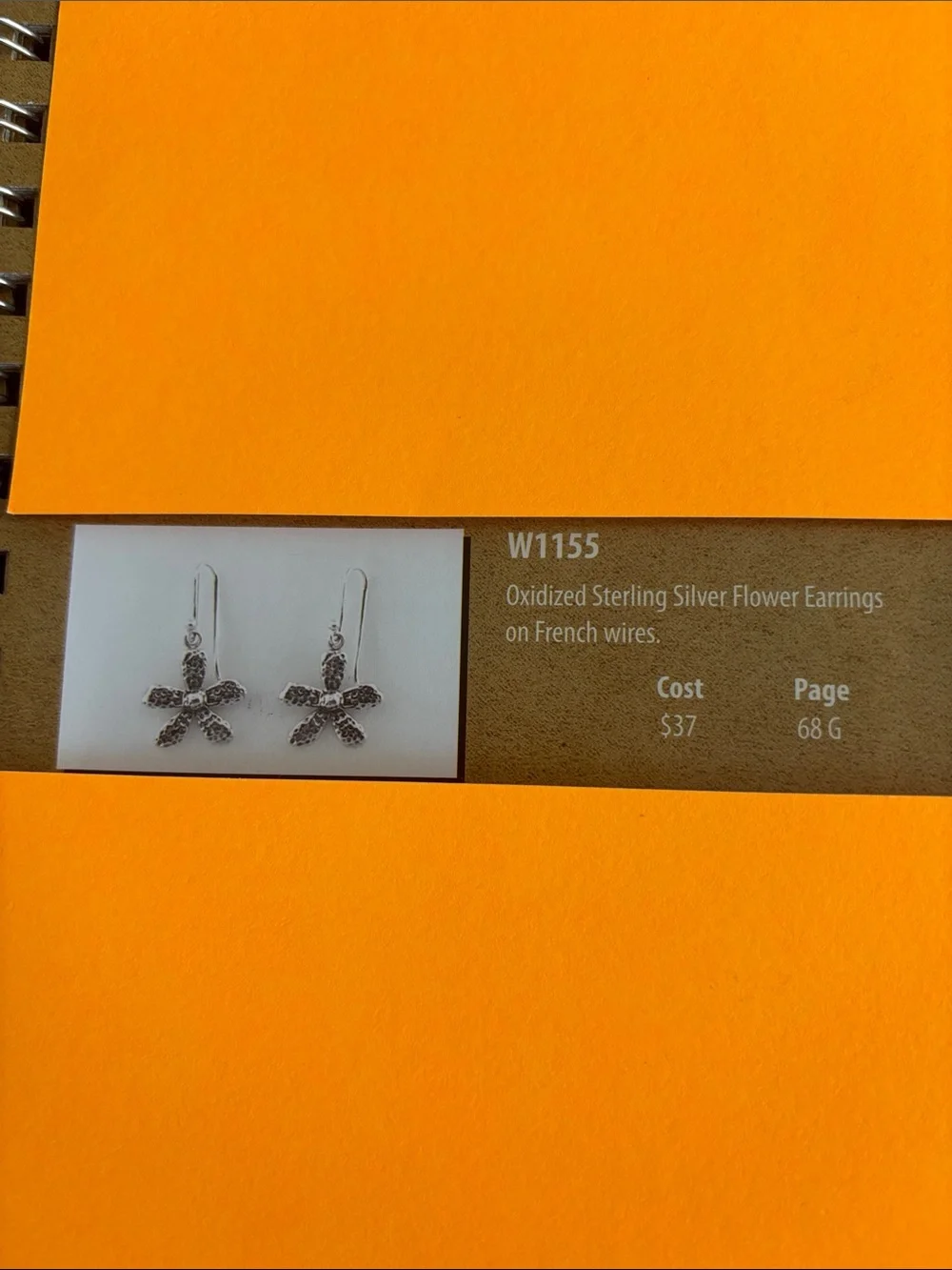 Silpada .925 Sterling Silver Earring Single Replacement W1155